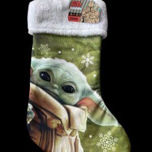 Star Wars Mandalorian Baby Yoda Christmas Stocking New 16 inch